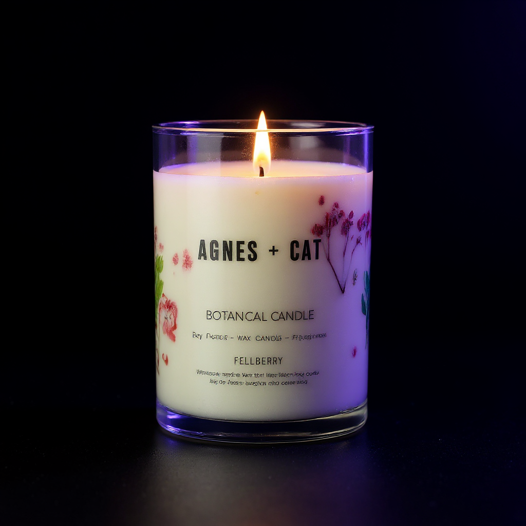 Agnes + Cat Botanical Soy Wax Candle - Fellberry
