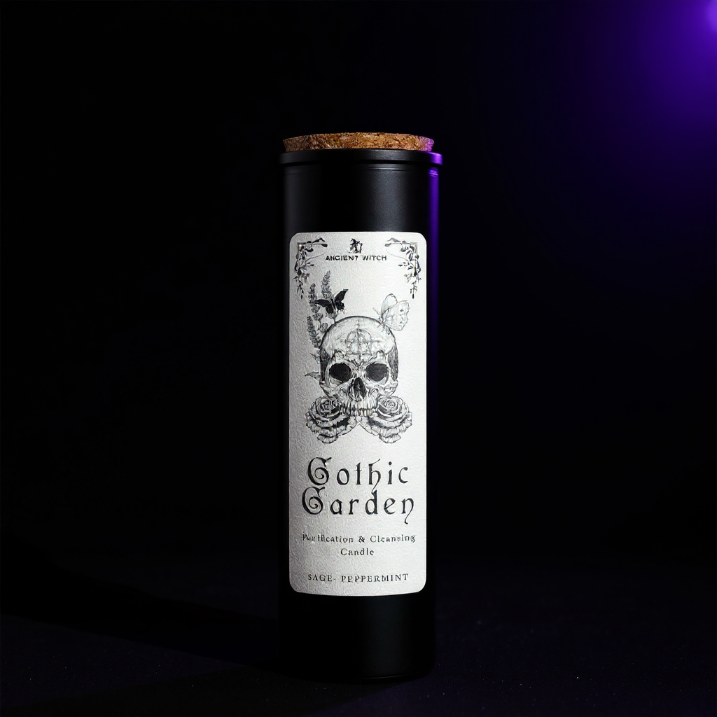 Ancient Witch Purification Candles - Gothic Garden