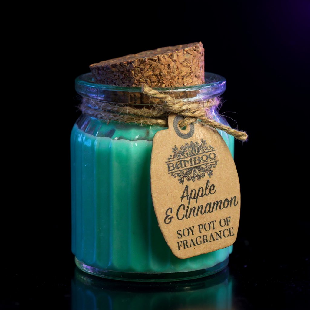 Apple & Cinnamon Soy Pot of Fragrance Candle