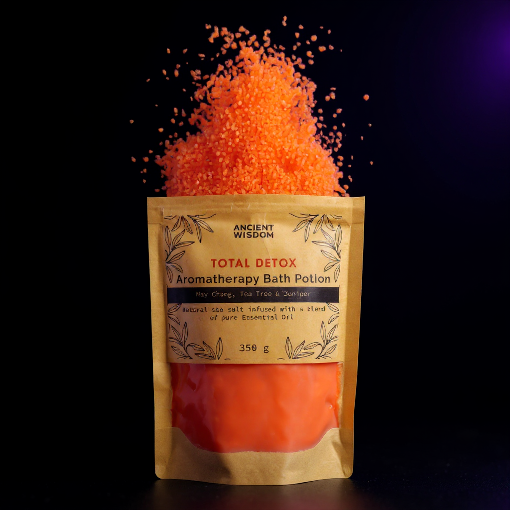 Aromatherapy Bath Potion in Kraft Bag 350g - Total Detox