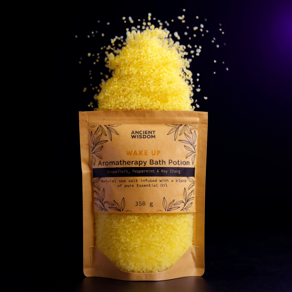 Aromatherapy Bath Potion in Kraft Bag 350g - Wake Up