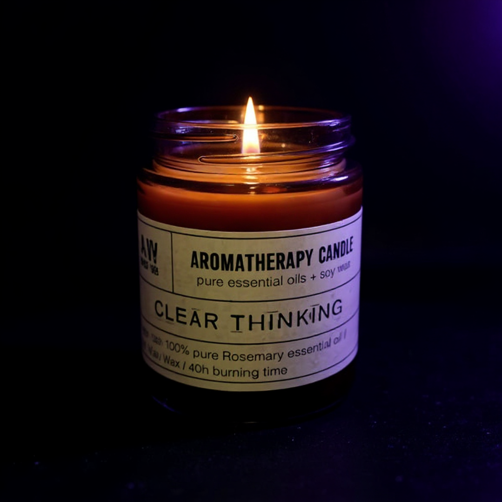 Aromatherapy Soy Candle 200g - Clear Thinking