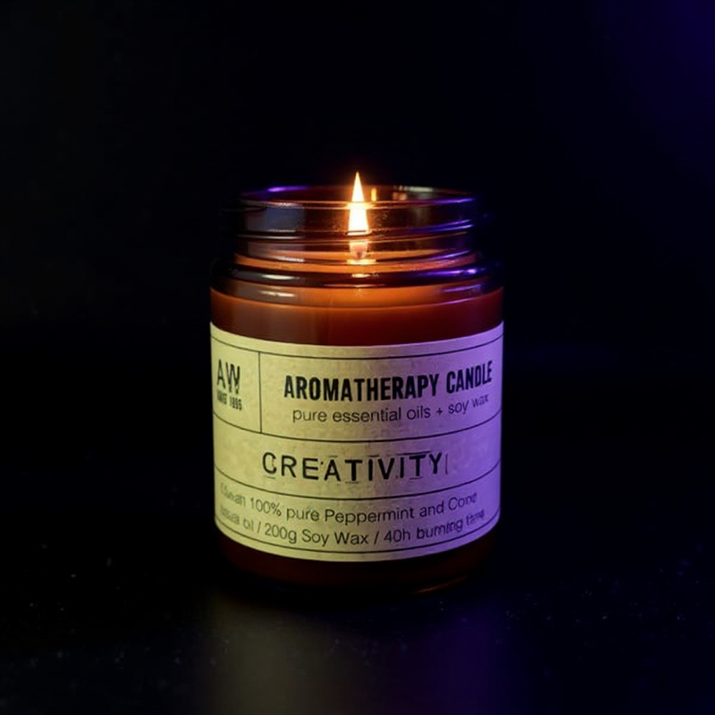 Aromatherapy Soy Candle 200g - Creativity