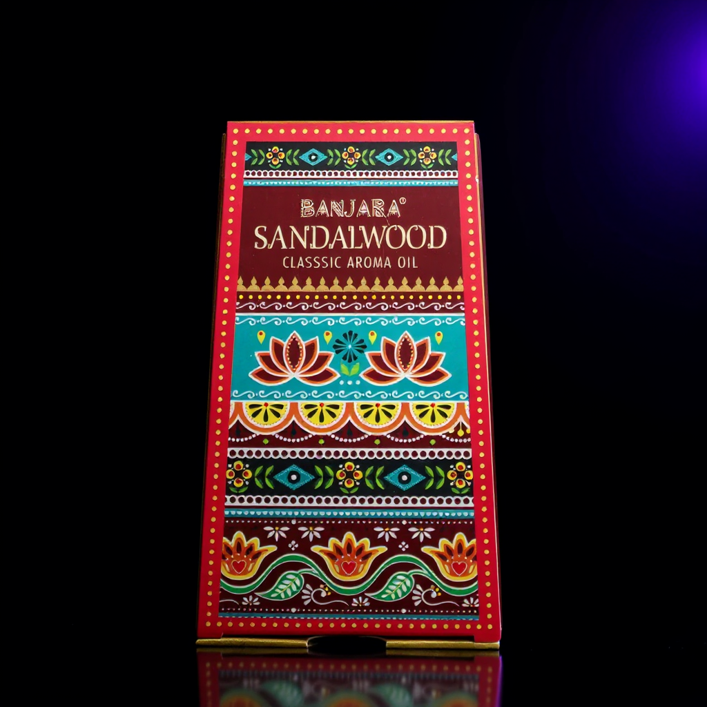 Banjara Indian Fragrance Oil 10ml - Sandalwood