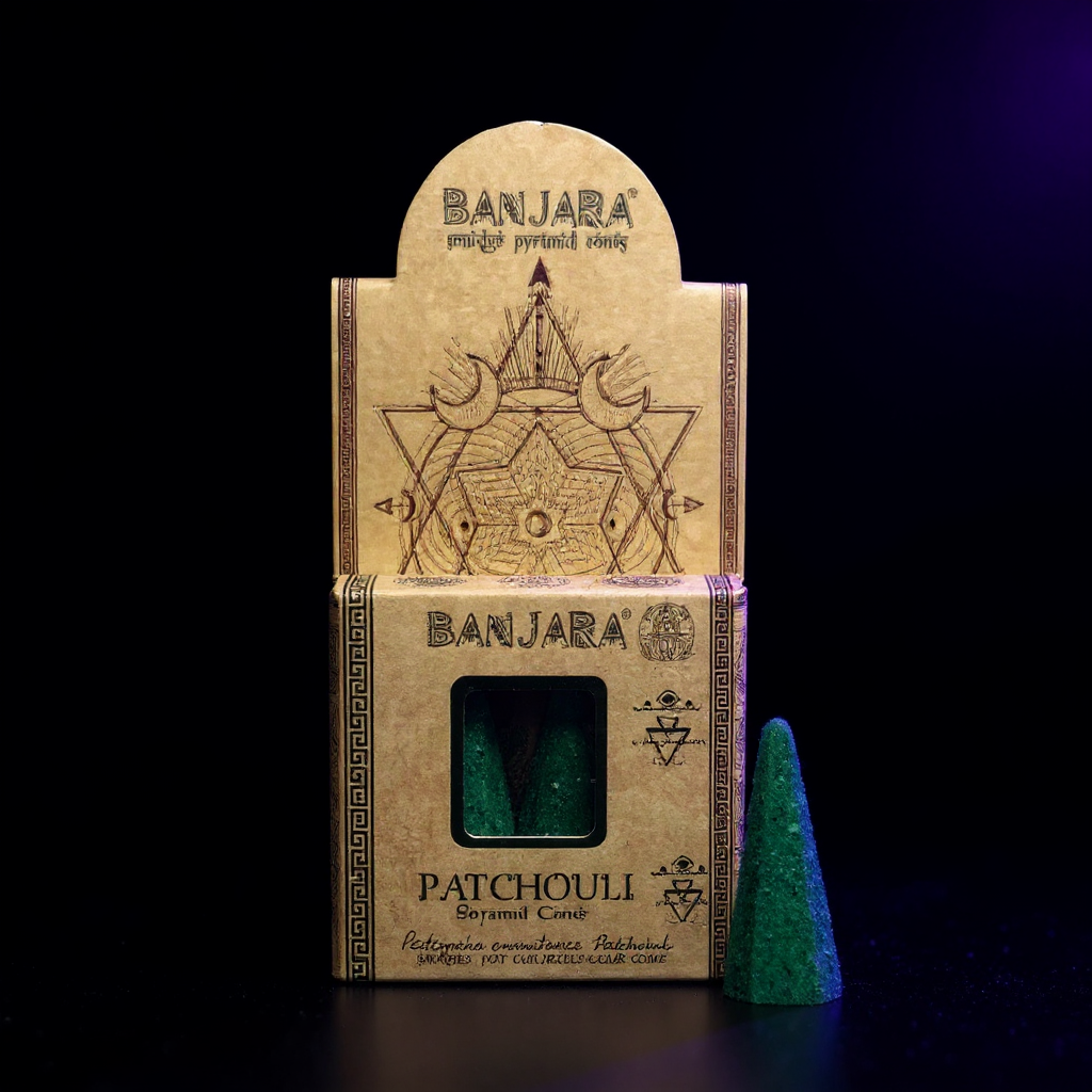 Banjara Smudge Pyramid Cones - Patchouli