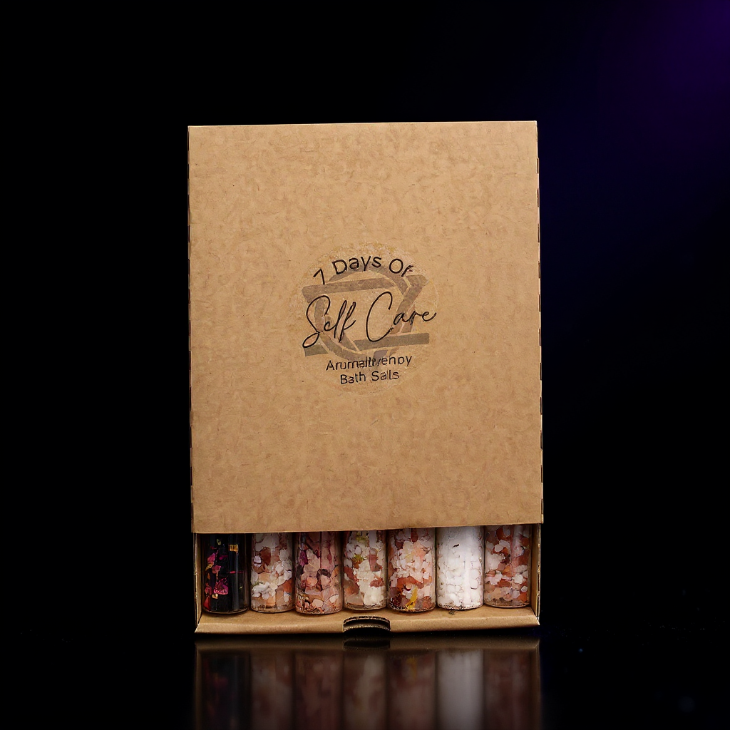 Bath Salts in Vials - Gift Pack of 7