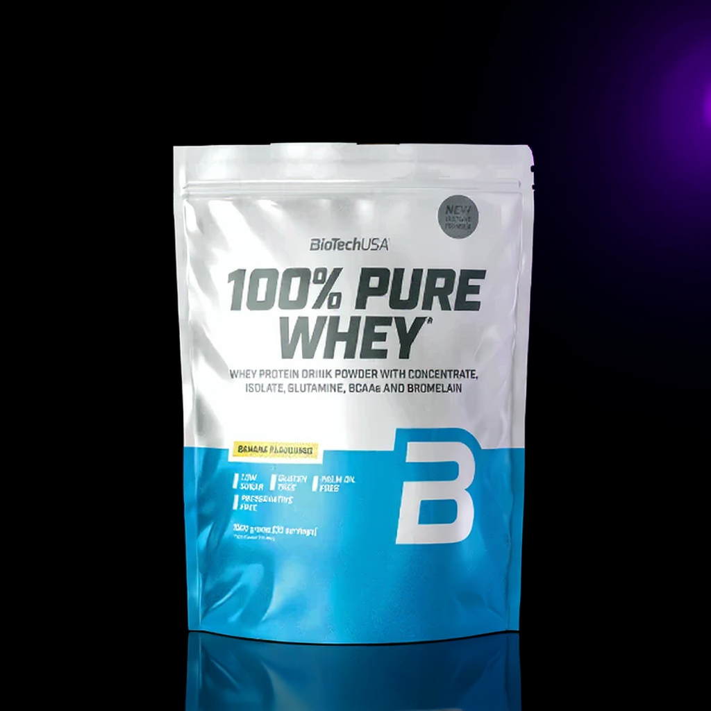 BIOTECHUSA 100% Pure Whey 1000g Banaan