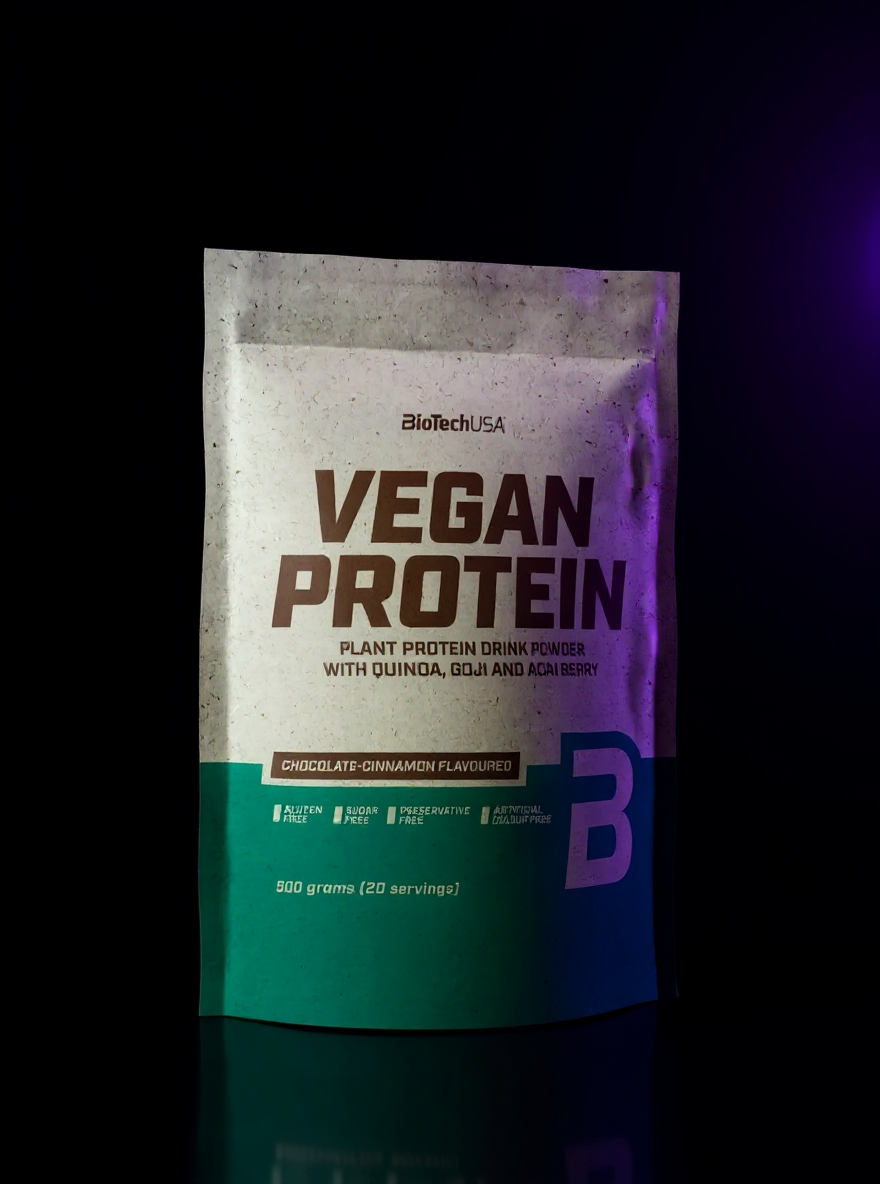 BIOTECHUSA Vegan Protein 500g Šokolaadi-kaneeli