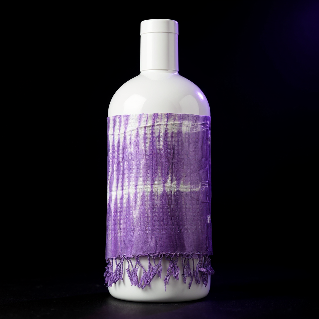 Boho Java Art Stole/Scarf - Lavender Stripes & Motiff - 62x200cm