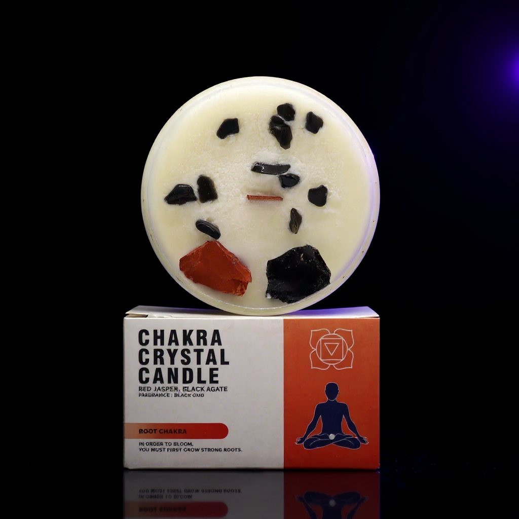 Chakra Crystal Candles - Root Chakra
