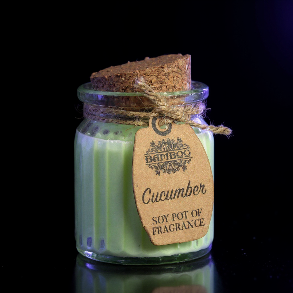 Cucumber Soy Pot of Fragrance Candles