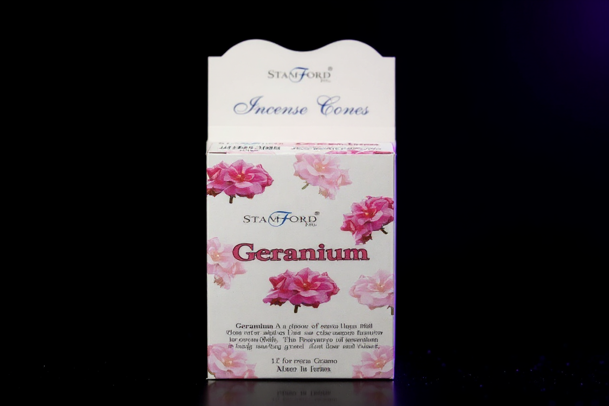 Geranium Incense Cones