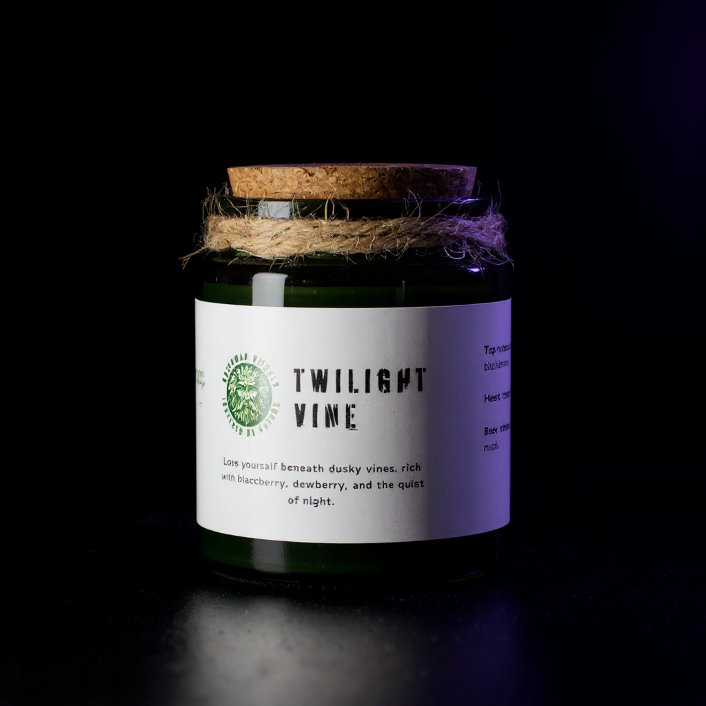 Greenman Woodwick Soy Candle - Twilight Vine