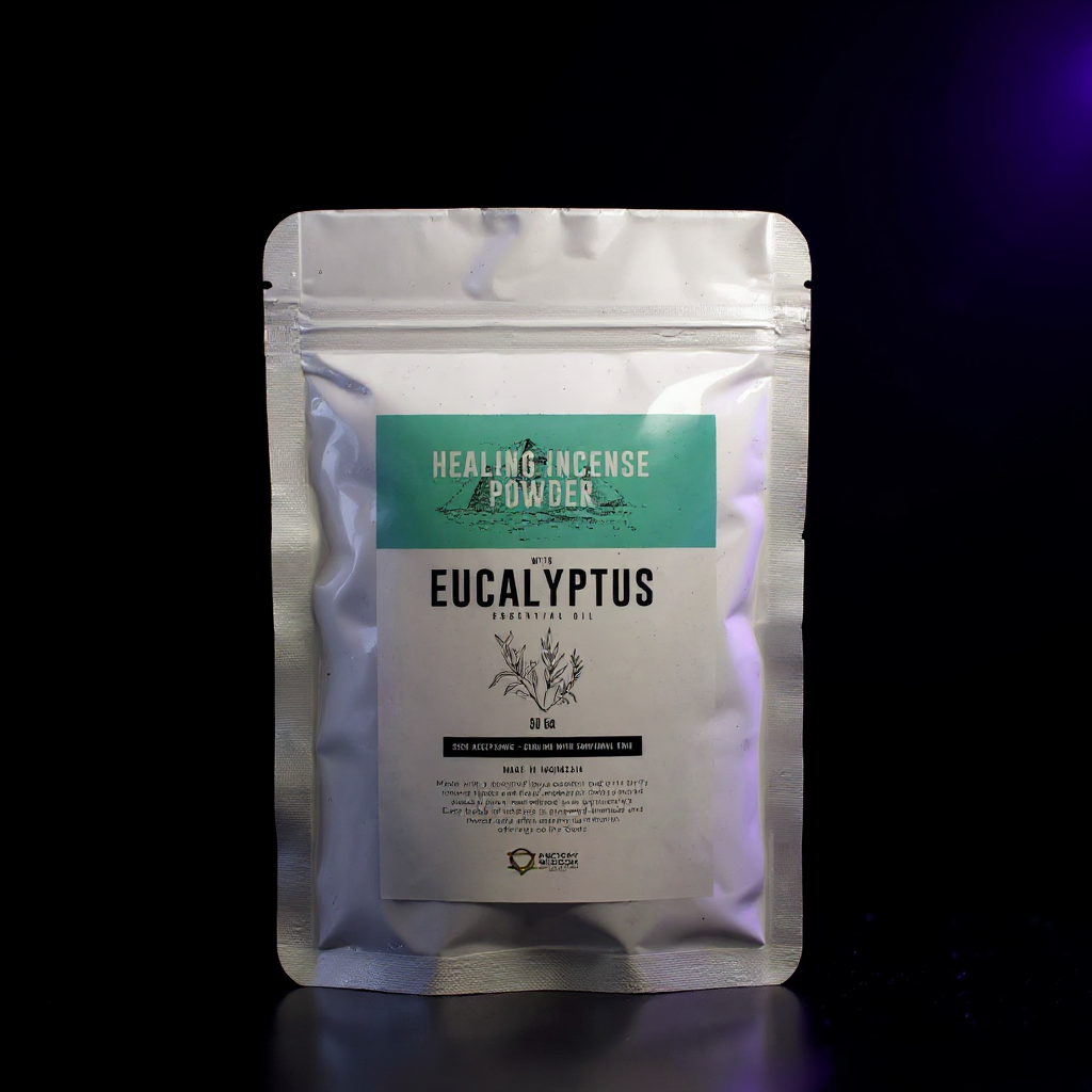 Healing Incense Powder - Eucalyptus 50gm