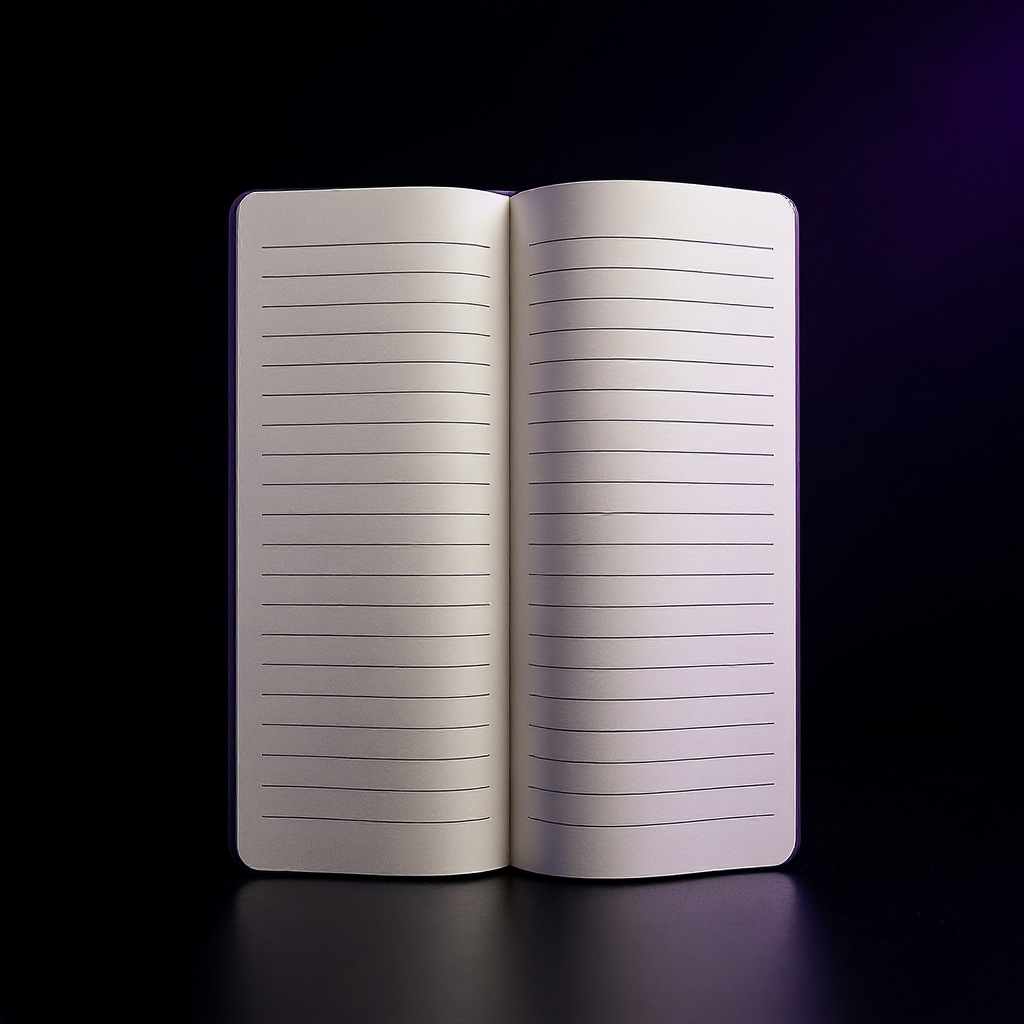 Lavender Velvet Notebook - 80 pages - Believe Yourself