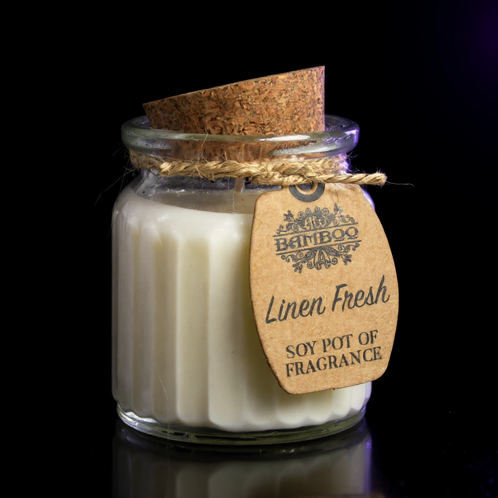 Linen Fresh Soy Pot of Fragrance Candles