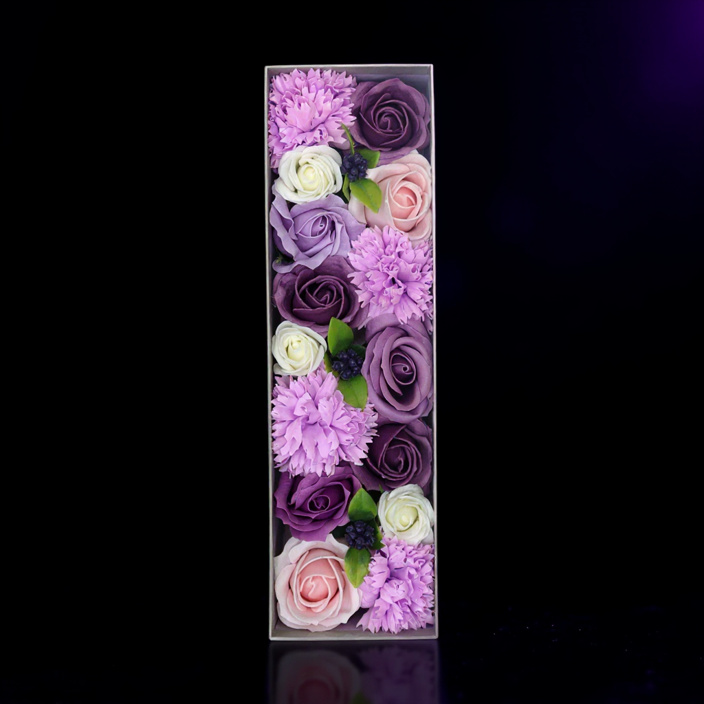 Long Box - Lavender Rose & Carnation