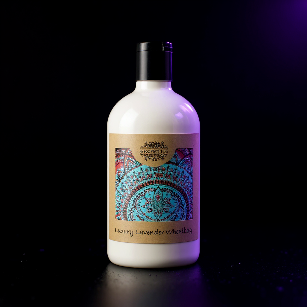 Luxury Lavender Wheat Bag in Gift Box - Mandala