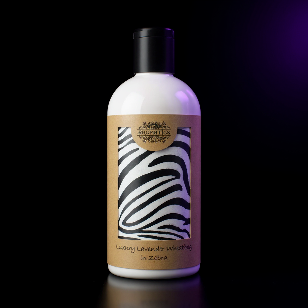 Luxury Lavender Wheat Bag in Gift Box - Zebra