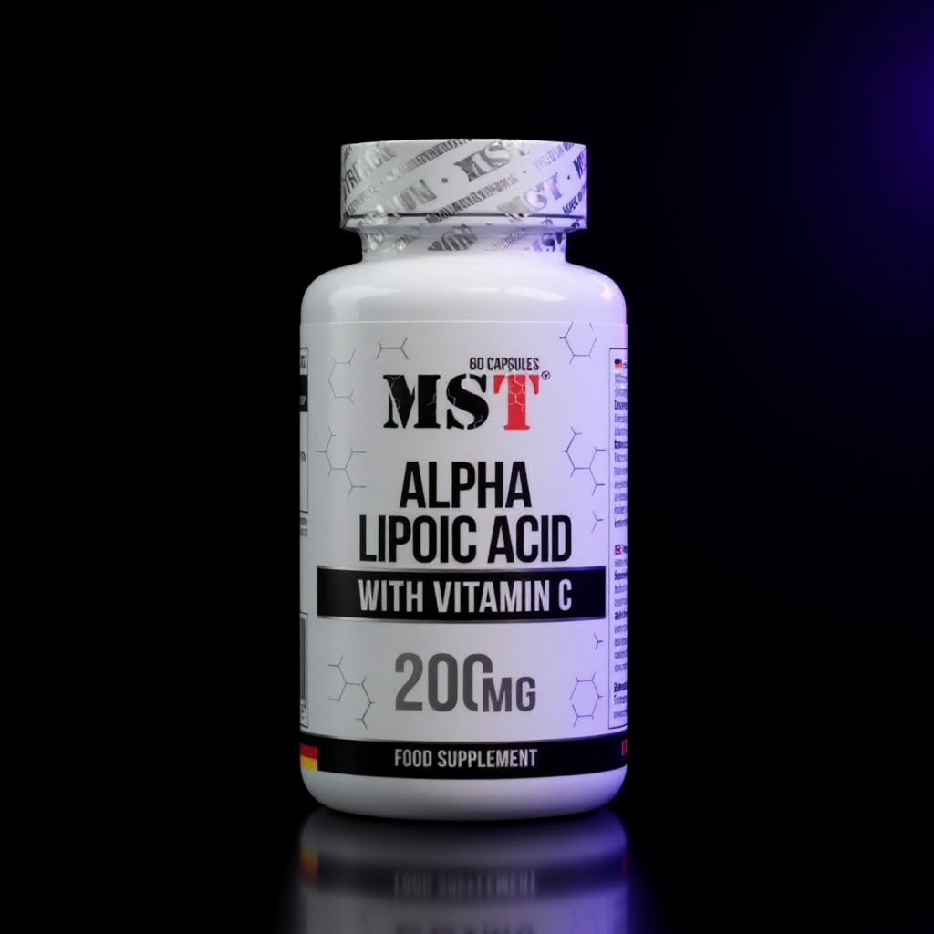 MST Alpha Lipoic Acid 200mg + vitamin C 60caps