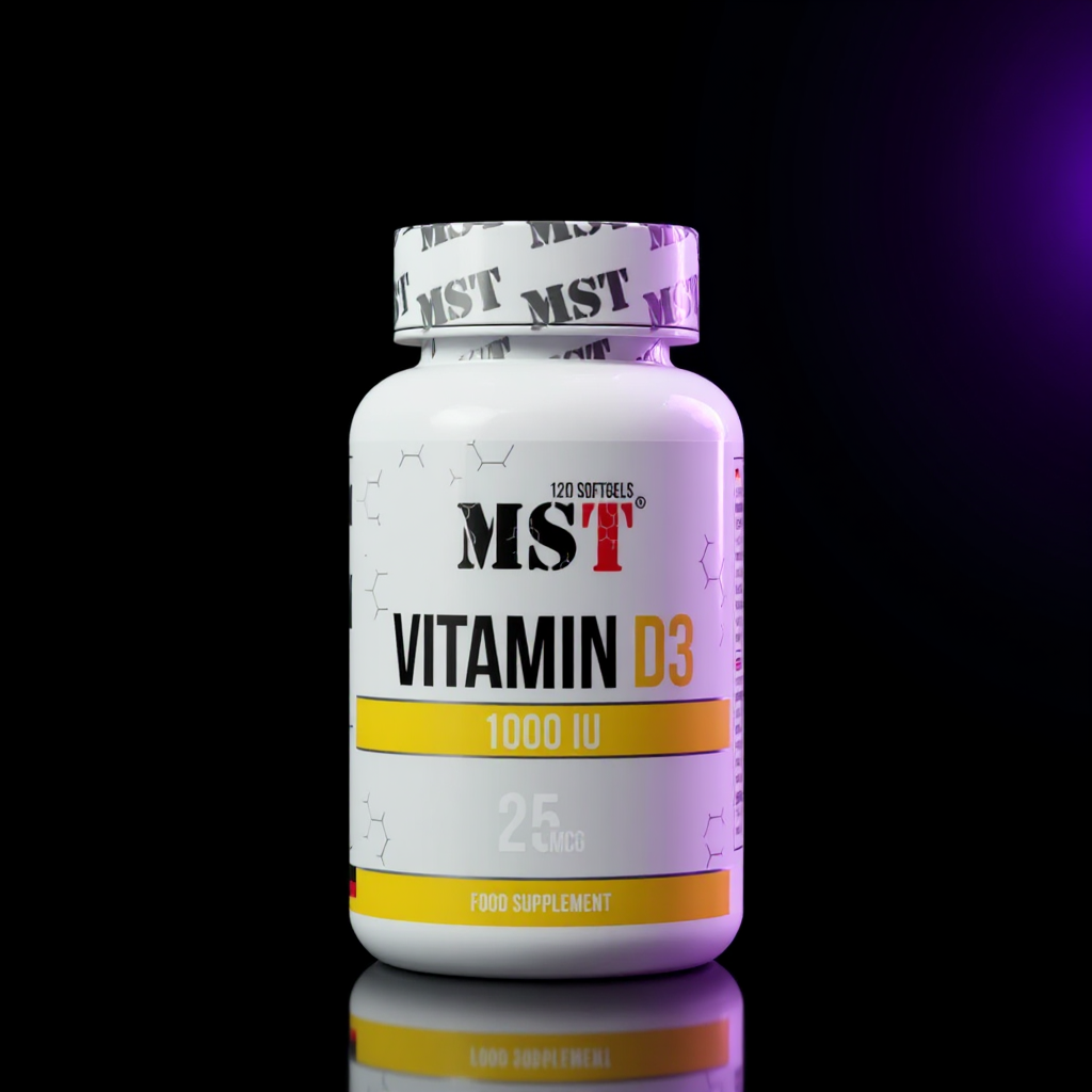 MST D3 1000 IU 100 softgels