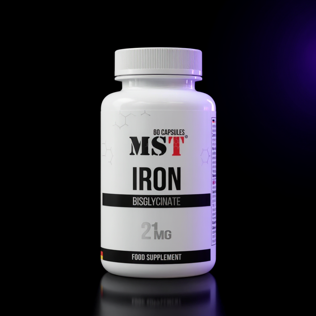 MST Iron bisglycinate 21mg 60caps
