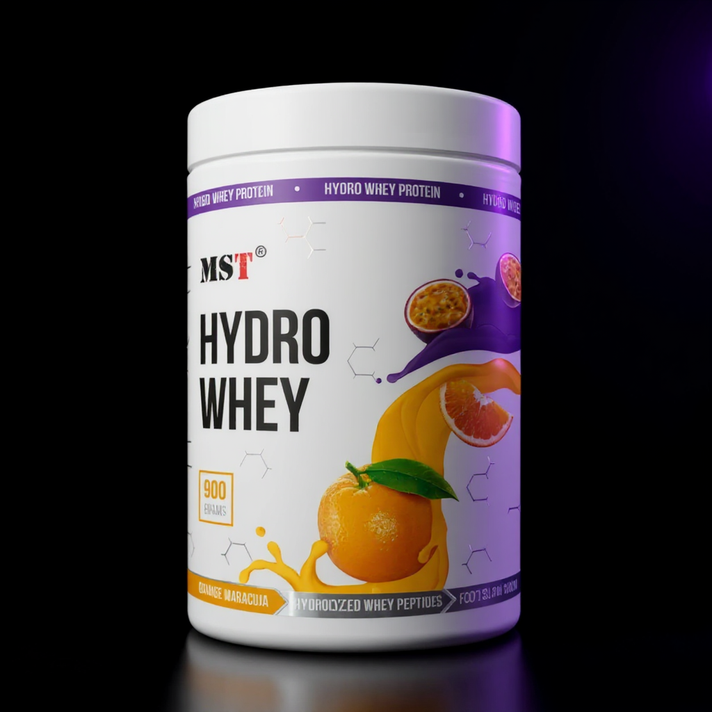 MST Protein Hydro Whey 900g Apelsin-kannatusvili