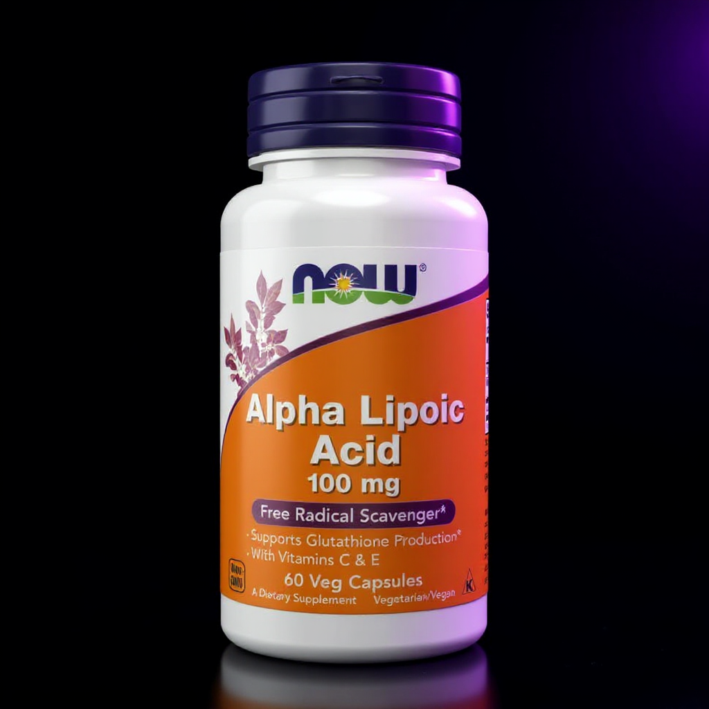 NOW Alpha Lipoic Acid 100mg 60 veg caps