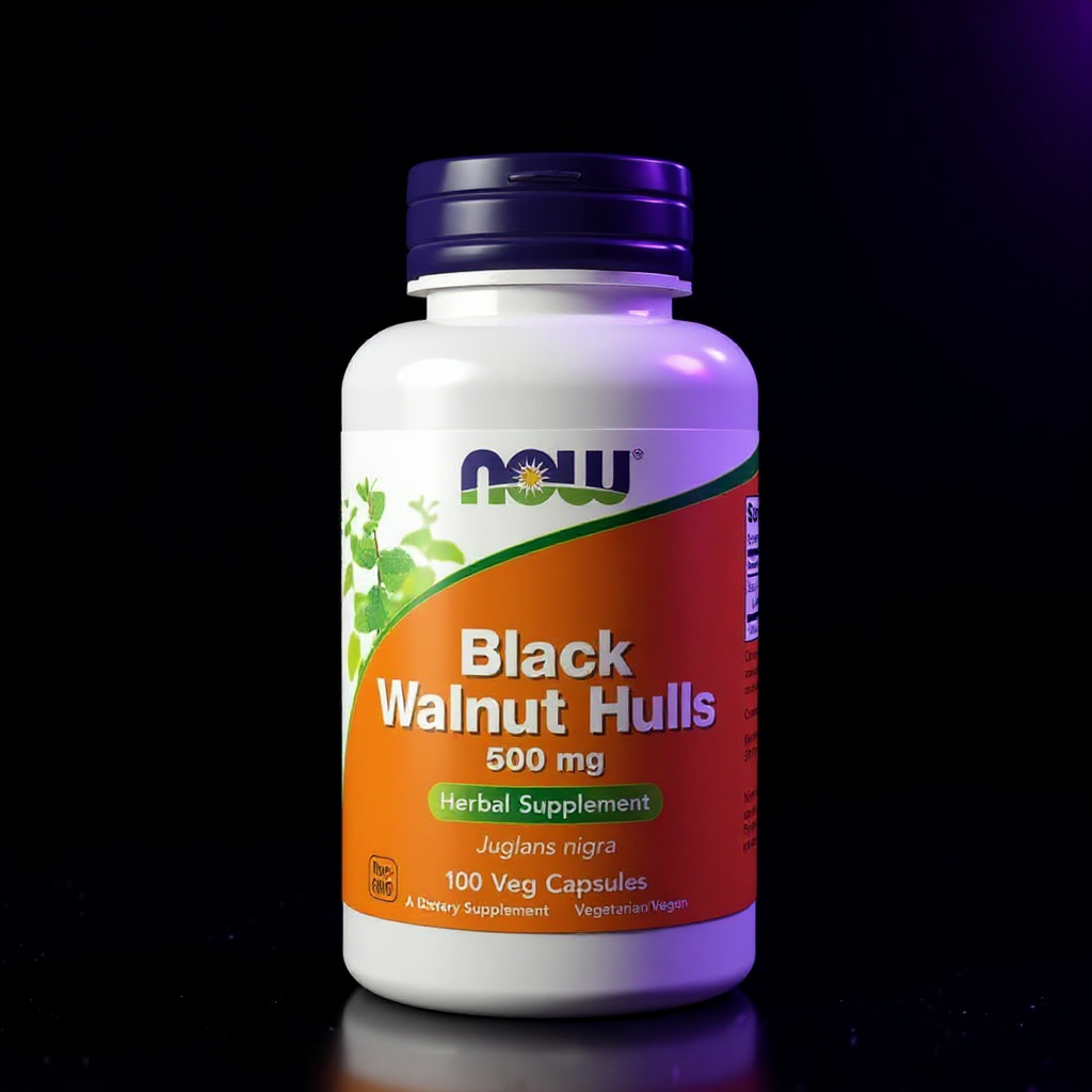 NOW Black Walnut Hulls 500mg 100 caps