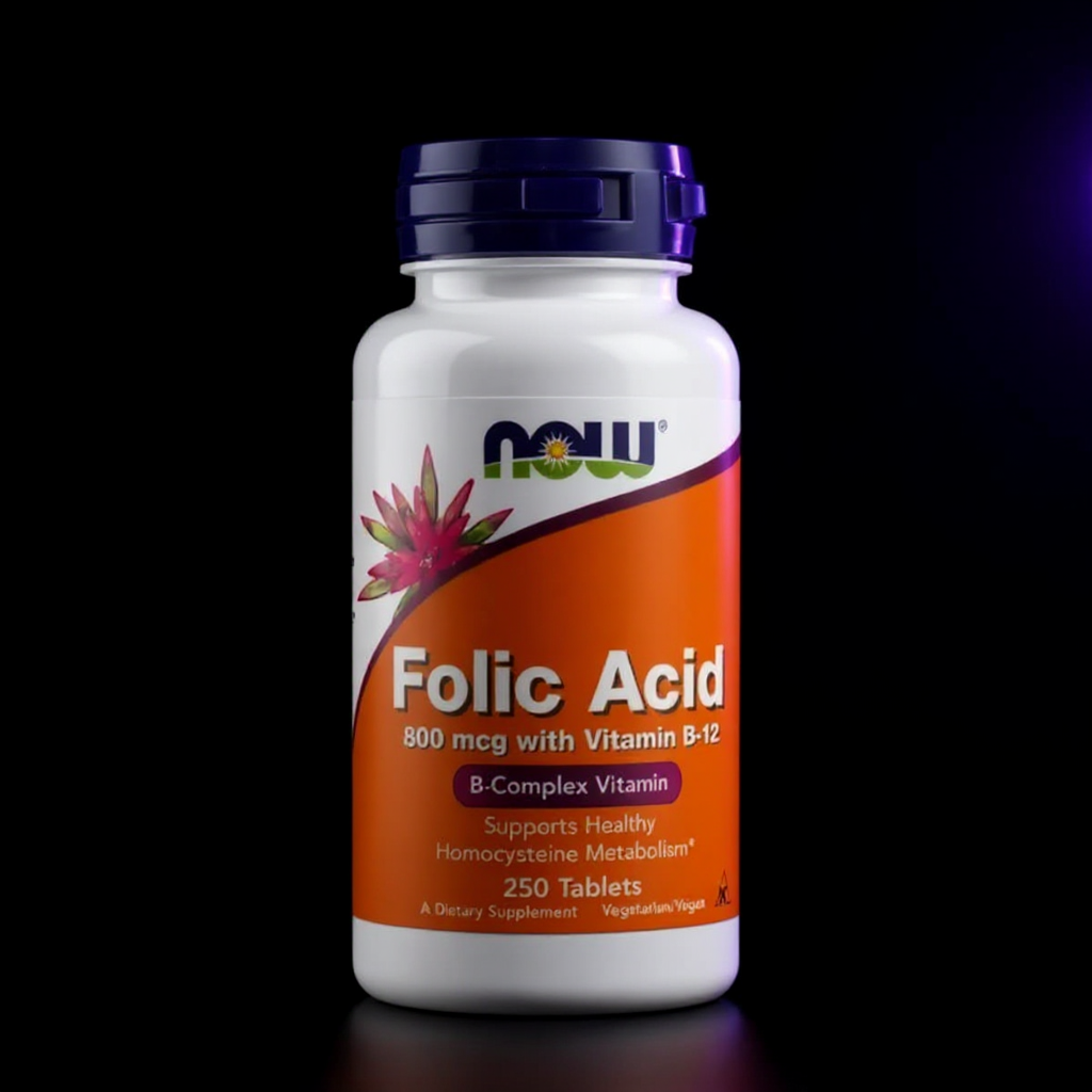 NOW Folic Acid 800mcg 250tab