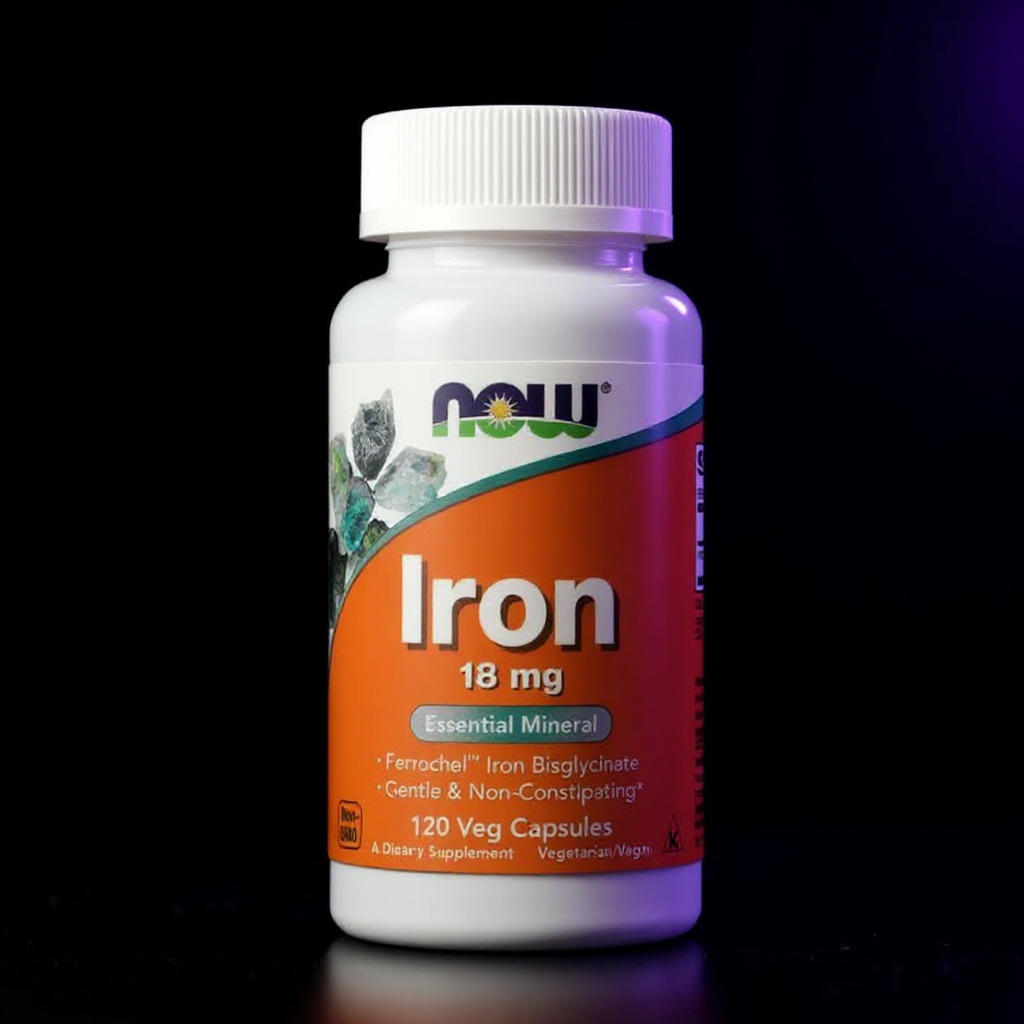 Now Foods Iron 18mg 120caps