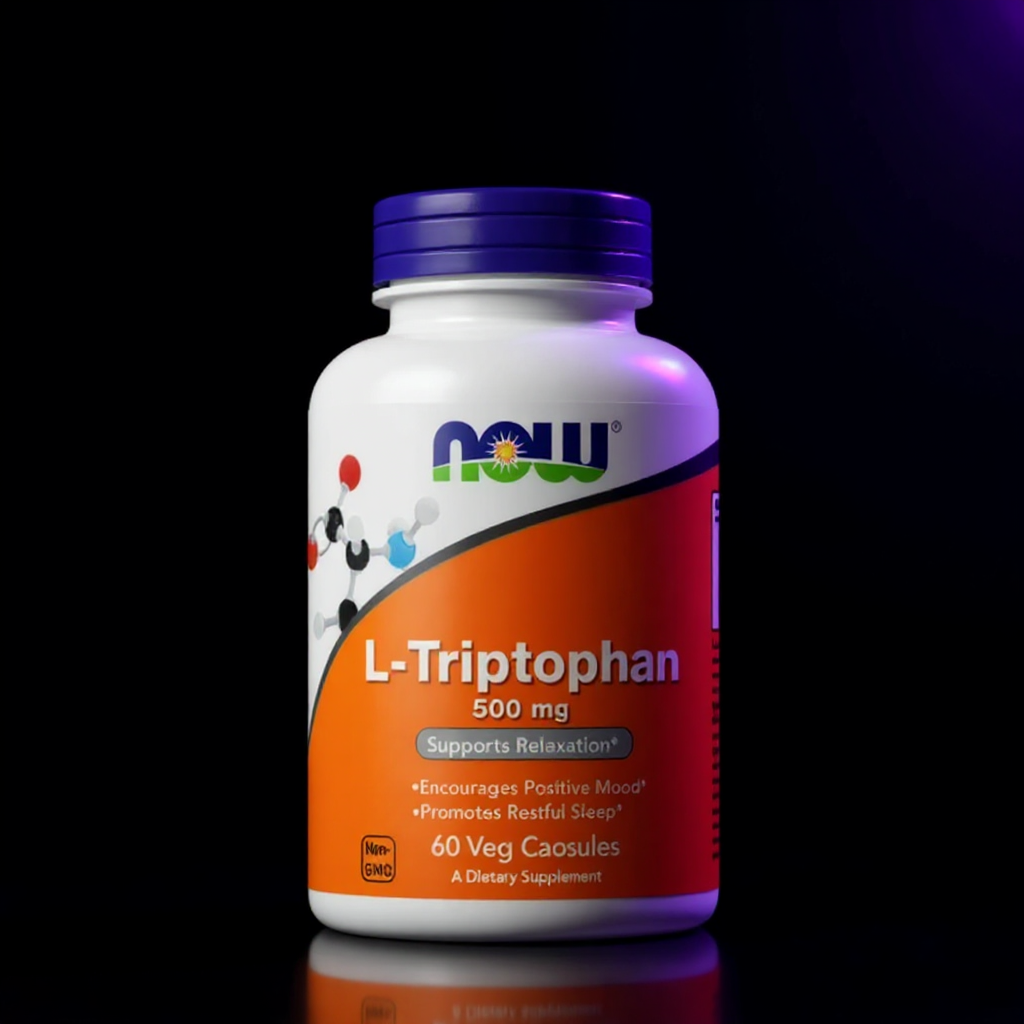 NOW L-Tryptophan 500mg 60 veg caps