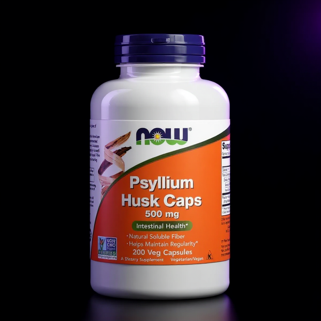 NOW Psyllium Husk 500mg 200 veg caps