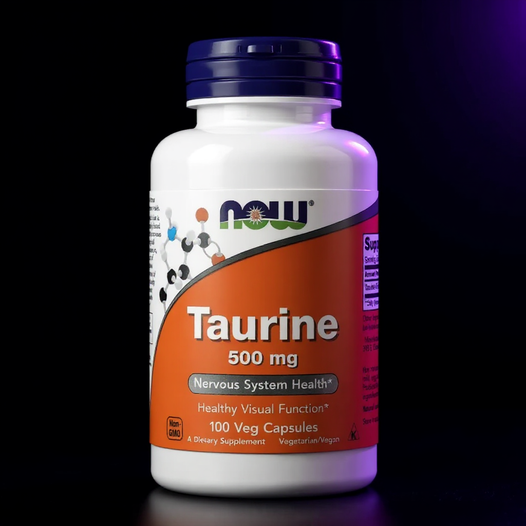 NOW Taurine 500mg 100 veg caps