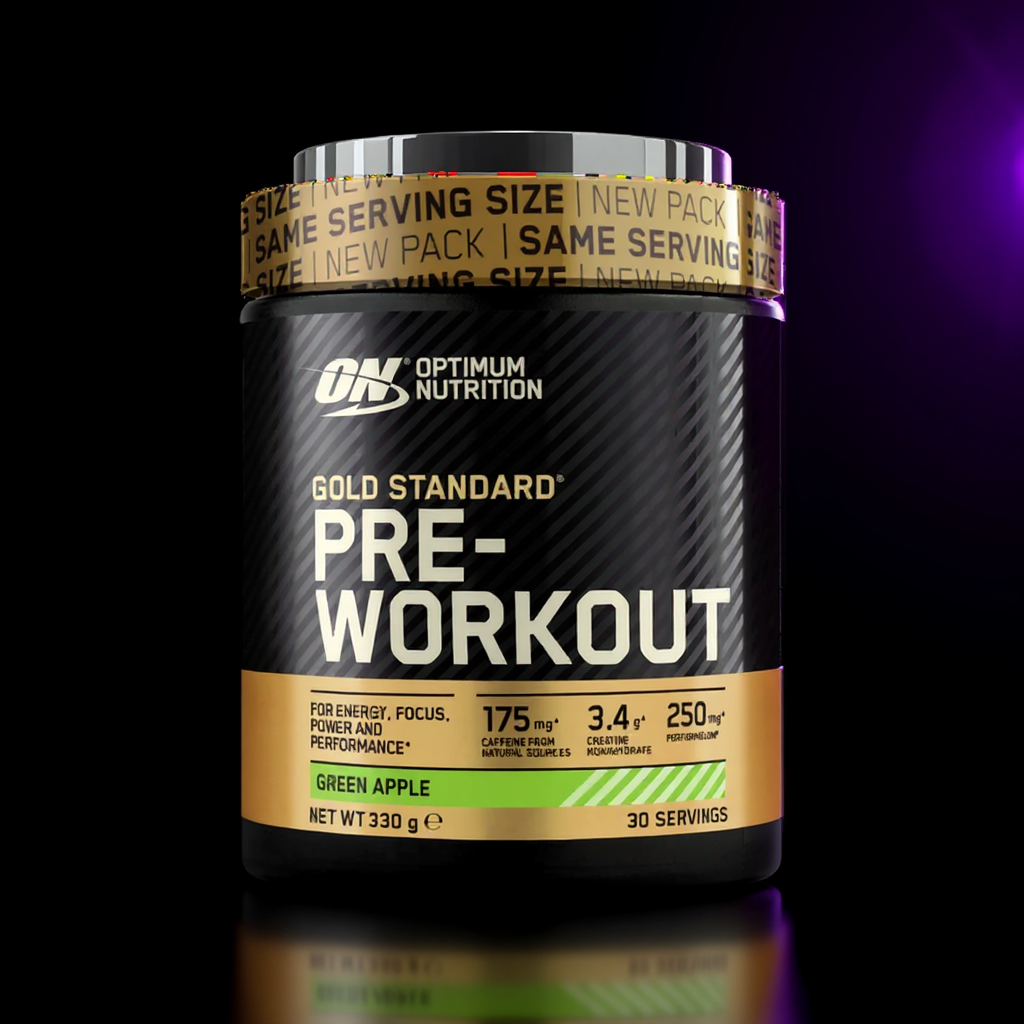 ON Gold Standard Pre Workout 30serv Roheline õun