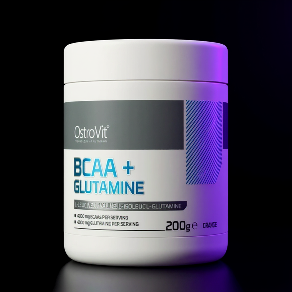 OstroVit BCAA + Glutamine 200g Apelsin