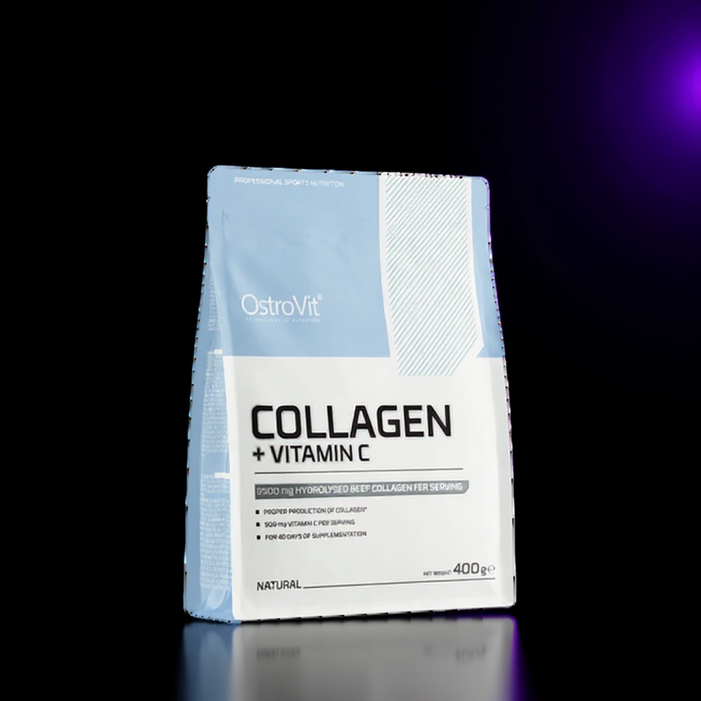 OstroVit Collagen + Vitamin C 400g Naturaalne