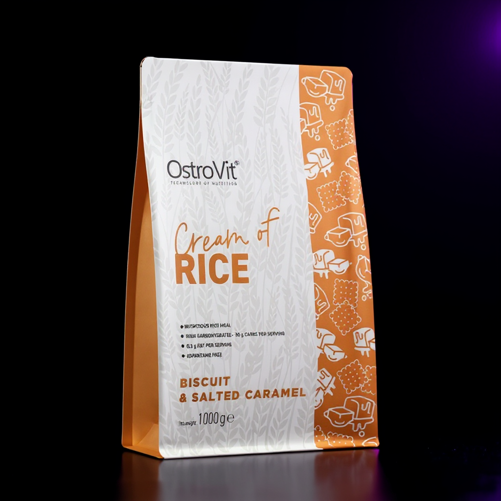 OstroVit Cream of Rice 1000g Soolatud karamelli käsnkook