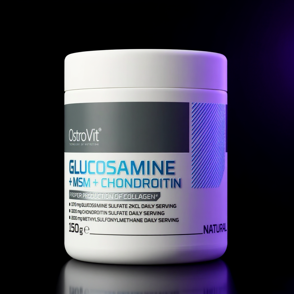 OstroVit Glucosamine + MSM + Chondroitin 150g Naturaalne Maitsetu