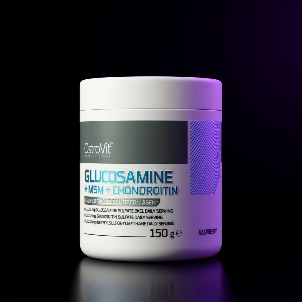 OstroVit Glucosamine + MSM + Chondroitin 150g Vaarikas