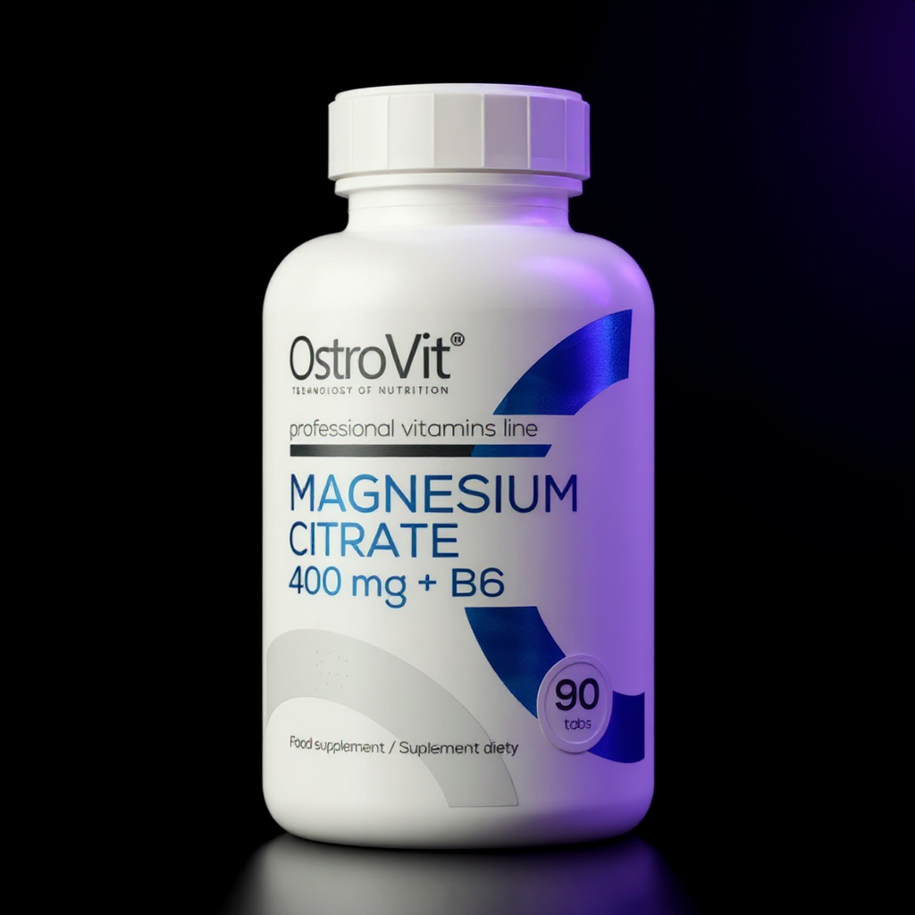 OstroVit Magnesium citrate 400mg + B6 90tabs