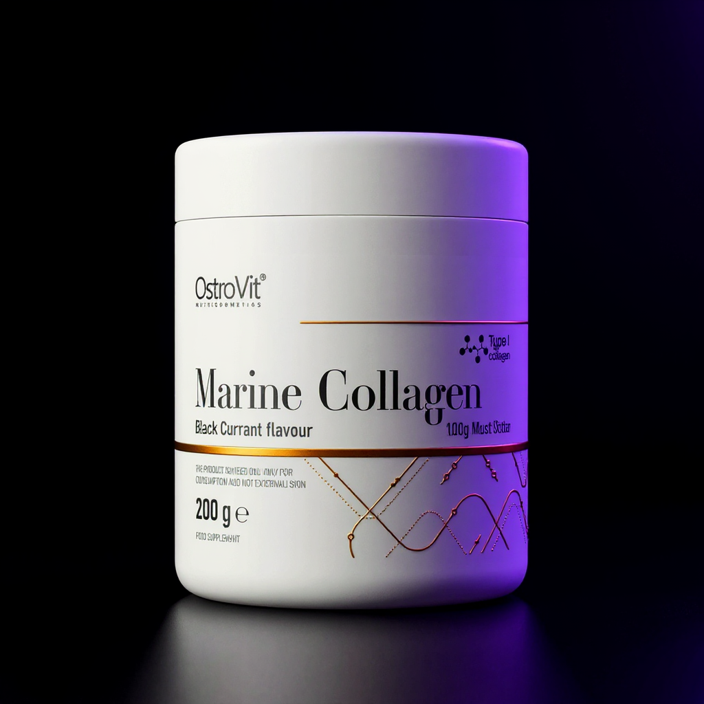 OstroVit Marine Collagen 200g Must sõstar