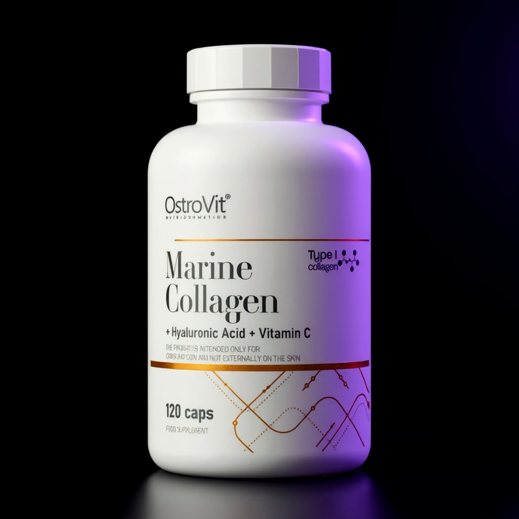 OstroVit Marine Collagen & Hyaluronic acid & Vitamin C 120caps