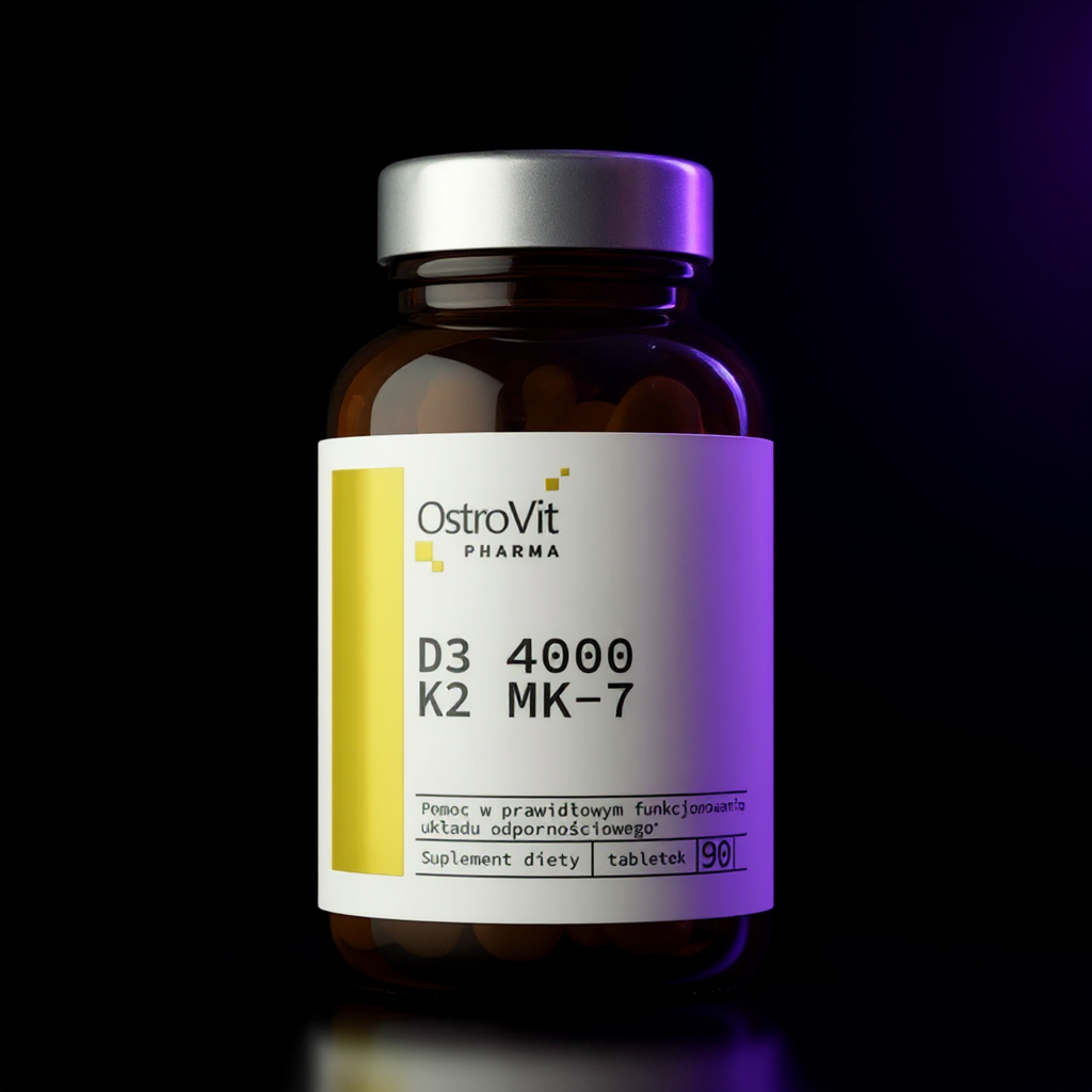 OstroVit Pharma D3 4000 IU + K2 MK-7 90tabs