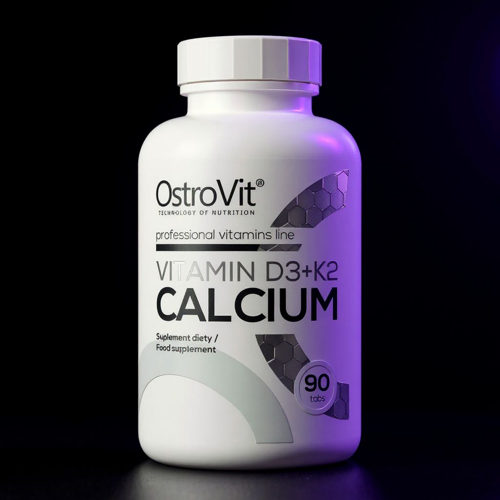 OstroVit Vitamin D3 + K2 + Calcium 90tabs