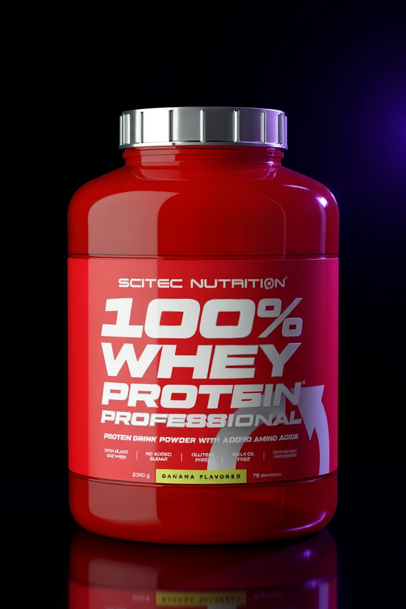 Scitec 100% Whey Protein Professional 2350g Banaan
