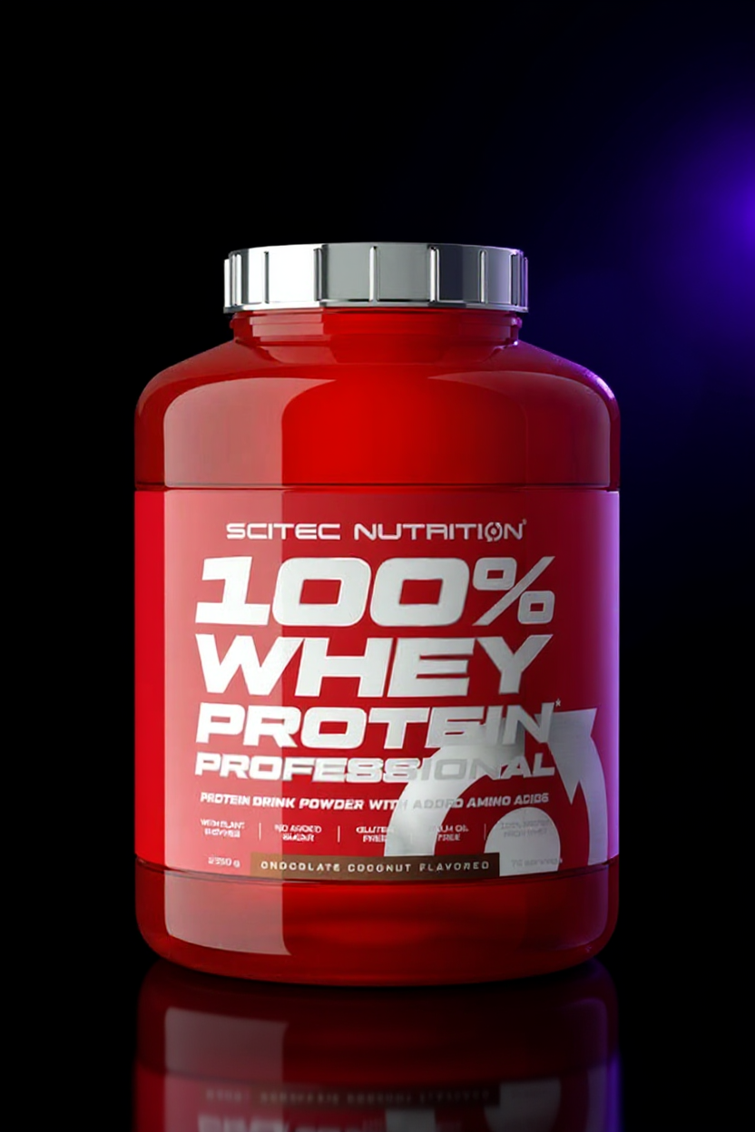 Scitec 100% Whey Protein Professional 2350g Kookos-šokolaad