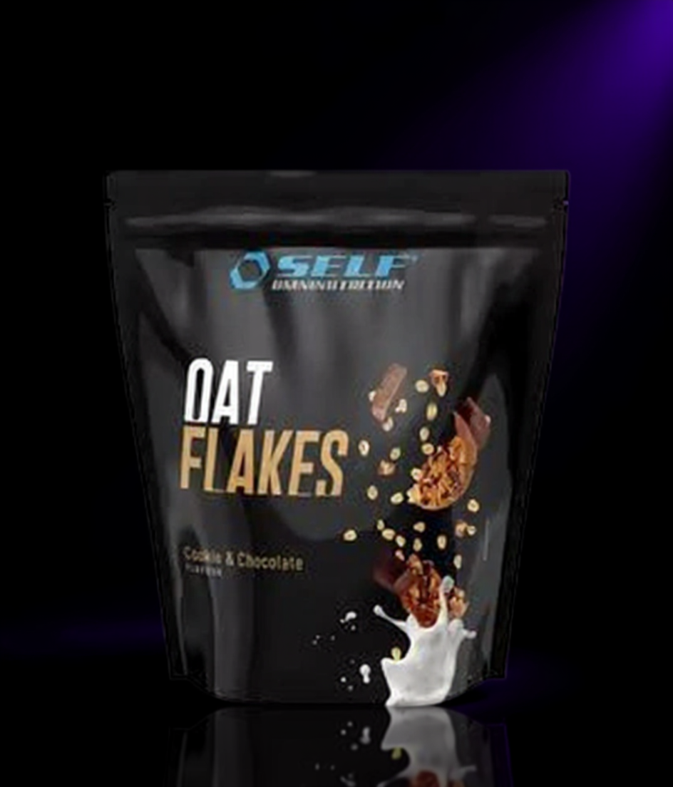 SELF Oat Flakes 1kg Küpsis ja šokolaad