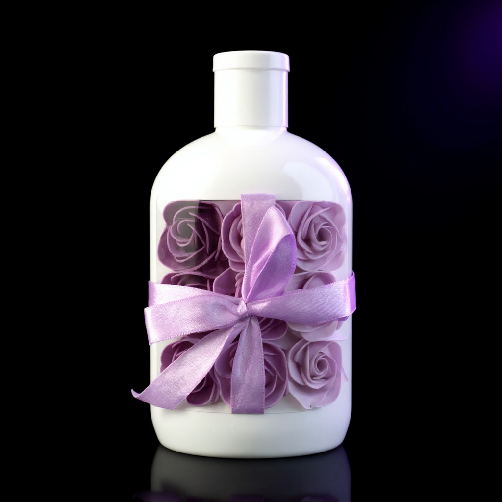 Set of 9 Soap Flower - Lavender Roses
