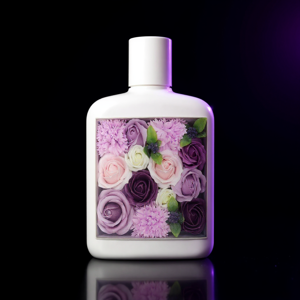 Square Box - Lavender Rose & Carnation